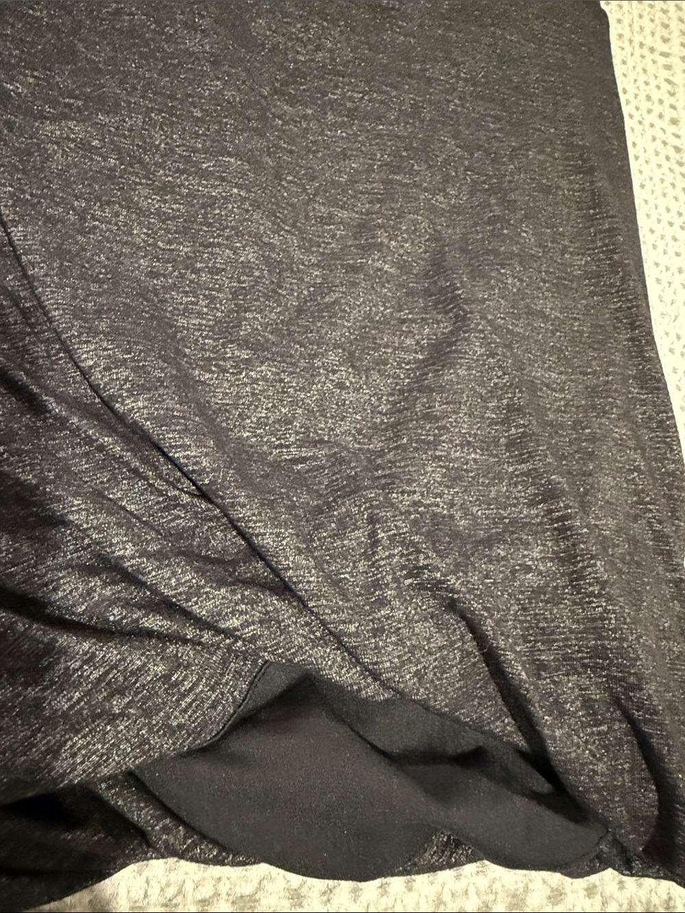 Athleta Dark Charcoal Twist Hem Mini Skirt - Picture 2 of 5